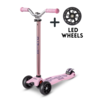 Micro Maxi Micro scooter Deluxe Pro - 3-wheel children's scooter - Pink/Purple - combi deal