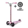 Micro Maxi Micro step Deluxe Pro - 3-wiel kinderstep - Roze/Paars - combi deal