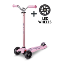 Maxi Micro scooter Deluxe Pro - 3-wheel children's scooter - Pink/Purple - combi deal