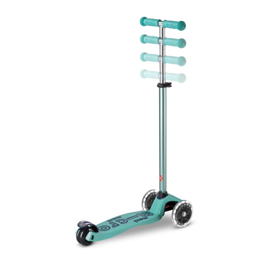 Maxi Micro scooter Deluxe ECO LED  - 3-wheel children's scooter - Mint