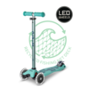 Micro Maxi Micro scooter Deluxe ECO LED  - 3-wheel children's scooter - Mint