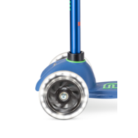 Mini Micro scooter Deluxe LED - 3-wheel children's scooter - Blue/Green