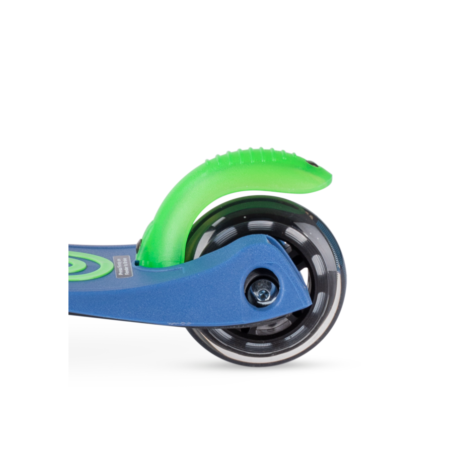 Mini Micro scooter Deluxe LED - 3-wheel children's scooter - Blue/Green