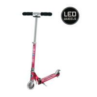 Micro Sprite LED - 2-wheel foldable scooter - Pink stripes