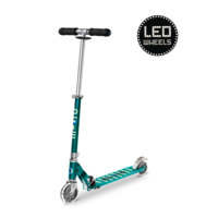 Micro Sprite LED - 2-wheel foldable scooter - Petrol stripes