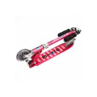 Micro Sprite LED - 2-wheel foldable scooter - Pink stripes