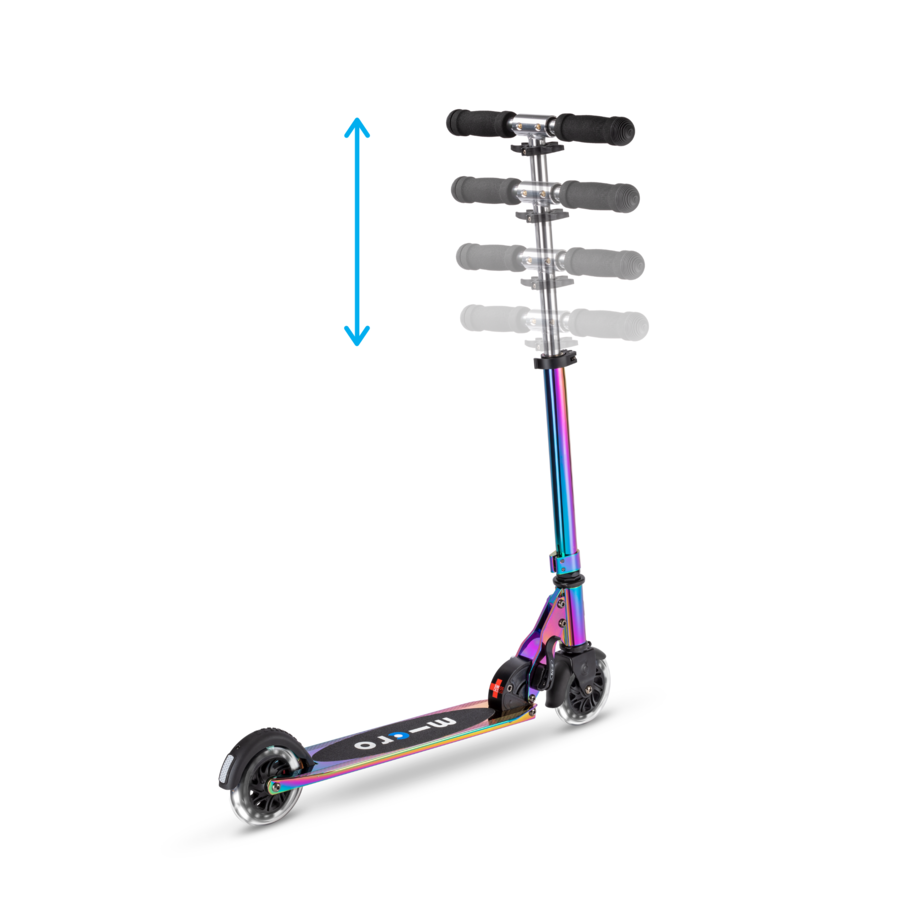 Micro Sprite LED - 2-wheel foldable scooter - Neochrome