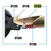 Bout Suspension achtervering (3123)