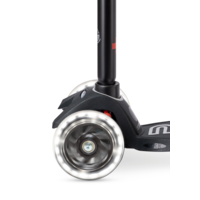 Maxi Micro scooter Deluxe ECO LED - 3-wheel children's scooter - Black