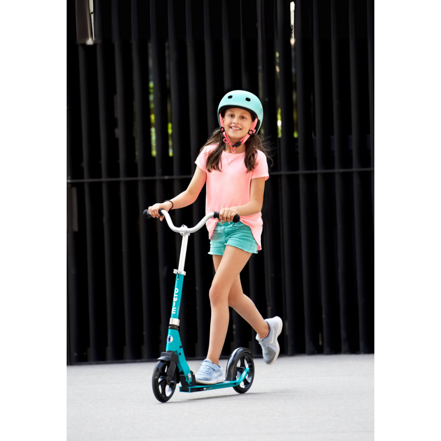 Micro Cruiser - 2-wheel foldable scooter kids - 200mm wheels - Aqua
