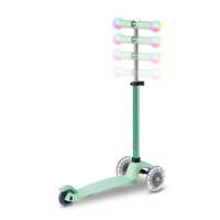 Micro Mini2Grow scooter Deluxe Magic LED - 3-wheel children's scooter - 4in1 - Mint