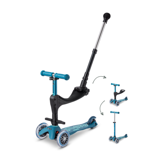 Micro Mini Micro scooter 3in1 Deluxe Push Ice Blue