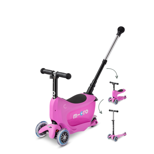 Micro Micro Mini2go scooter Deluxe Push Pink