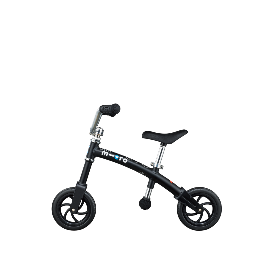 Micro G-bike+ Chopper- lightweight balance bike - Matt Black