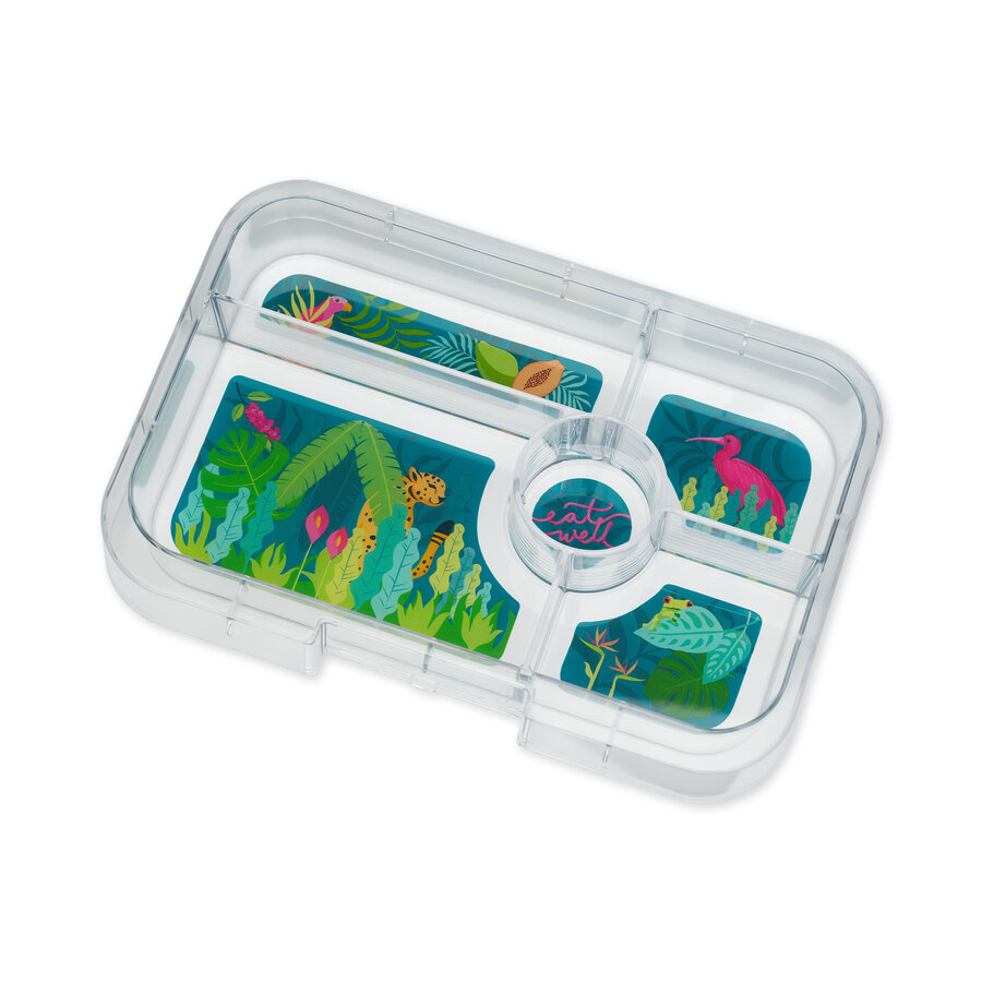 Yumbox Tapas extra tray met 4 of 5 vakjes