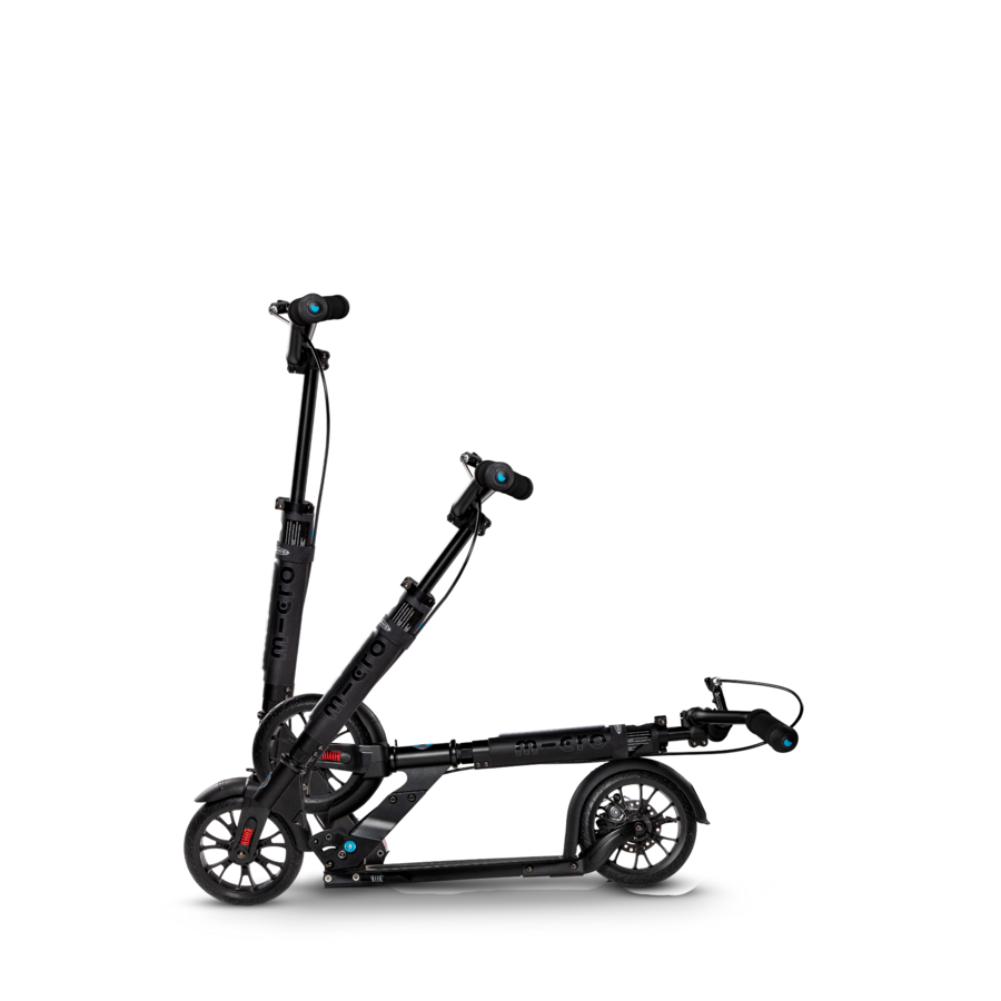 Micro Metropolitan Deluxe - 2-wheel foldable scooter - with hand and foot brake - Black