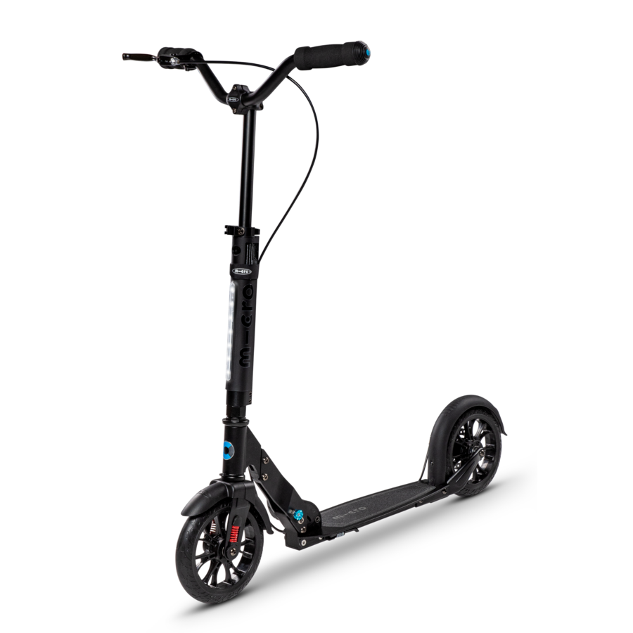 Micro Metropolitan Deluxe - 2-wheel foldable scooter - with hand and foot brake - Black