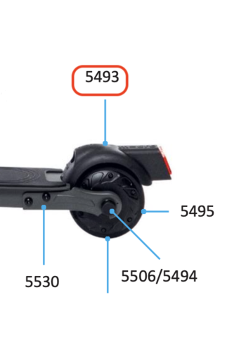 Micro Back brake M1 Colibri (5493)