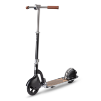 Micro Navigator - 2-wheel folding scooter - retro style - built-in compass - Black