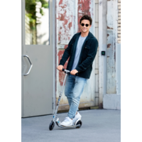 Micro Flex Classic - 2-wheel foldable scooter - 145mm wheels - flexible deck - Silver