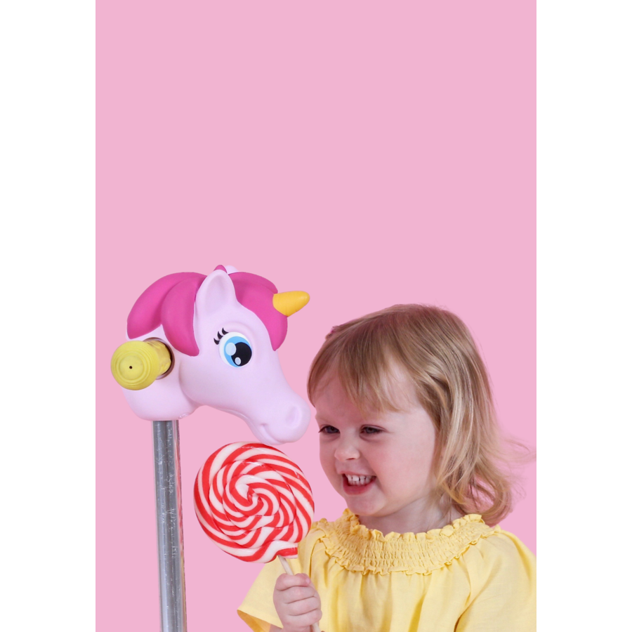 Scootaheadz - scooter accessories - stimulates imagination - Unicorn Pink