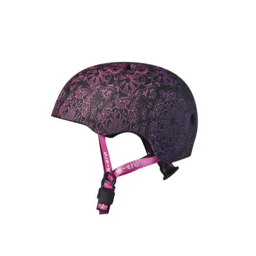 Micro Micro helm Deluxe Mandala roze/paars