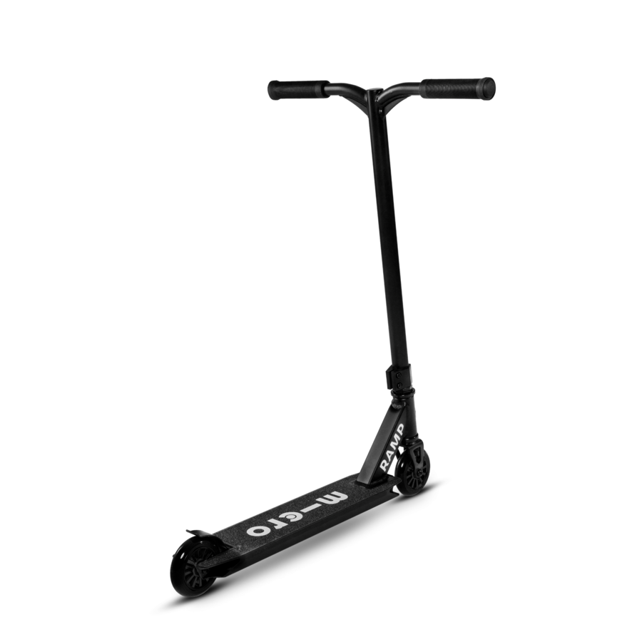 Micro RAMP - 2-wheel kids stunt scooter - Lightweight - Black