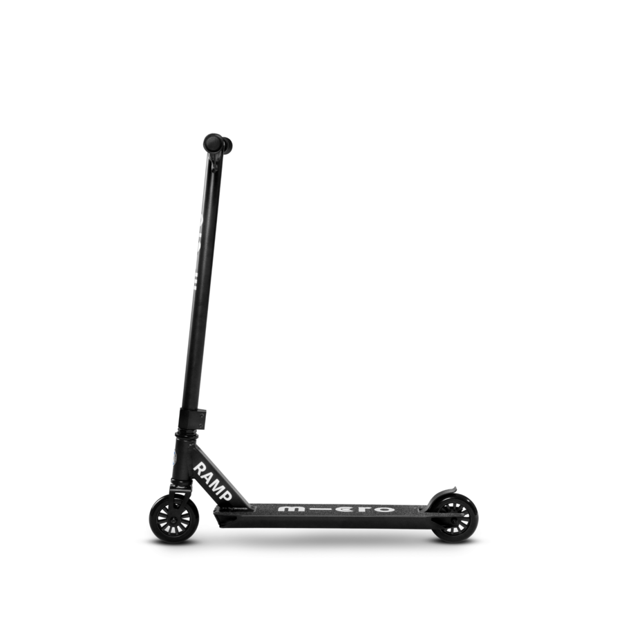 Micro RAMP - 2-wheel kids stunt scooter - Lightweight - Black