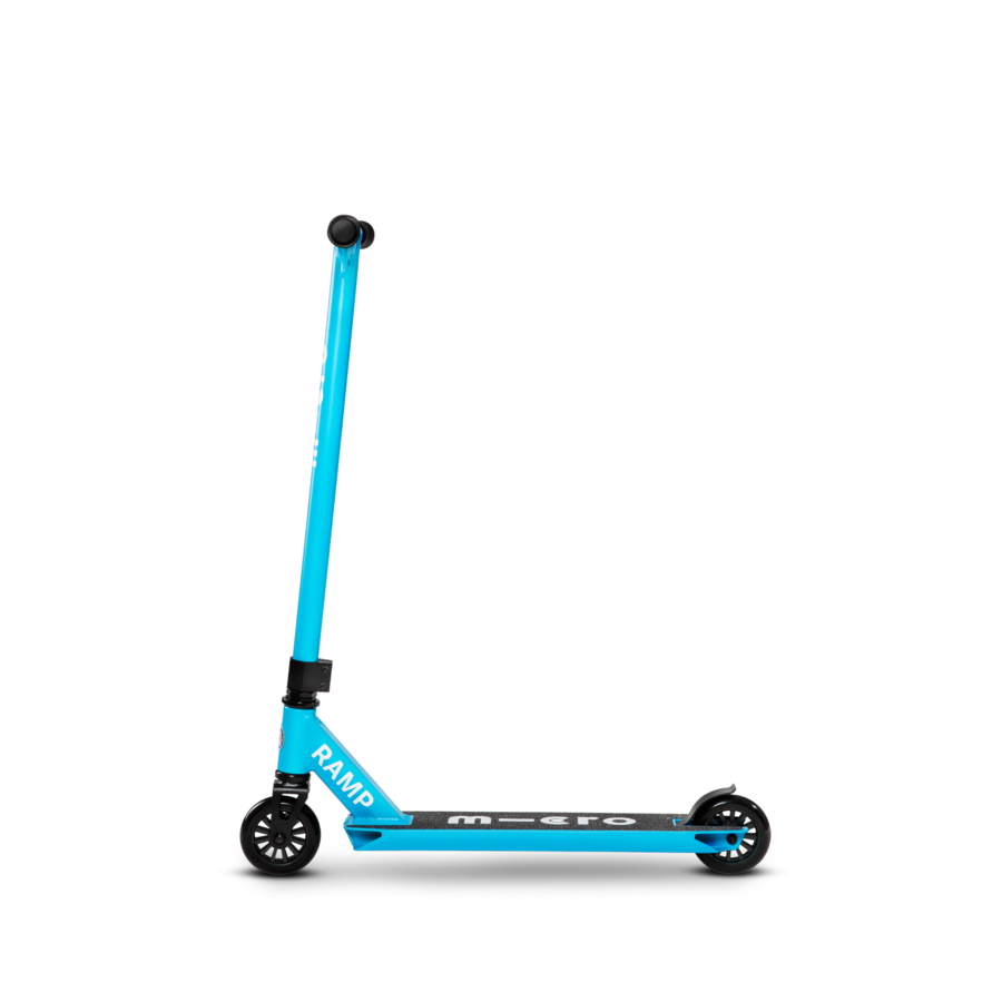 Micro RAMP - 2-wiel stunt kinderstep - lichtgewicht - Cyan