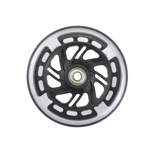 Micro LED wheel black spokes 120mm