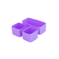 MontiiCo Bento silicone Cups - 3 pieces - food dividers