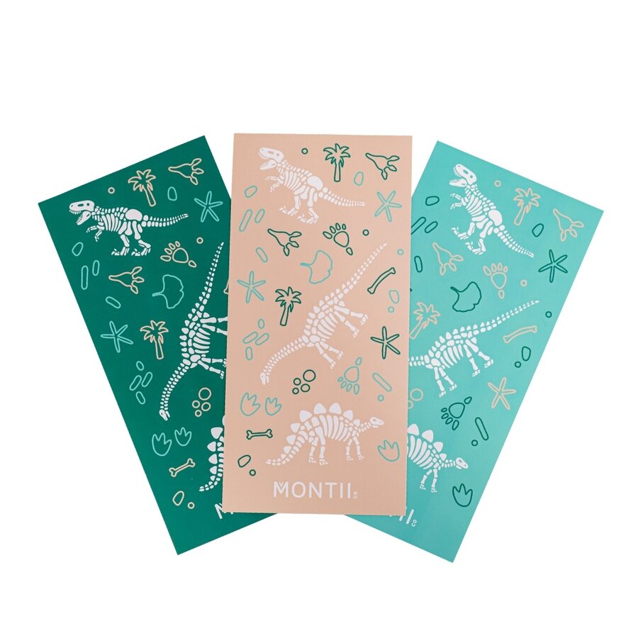 MontiiCo waterproof sticker set - vaatwasbestendig - 3 vellen