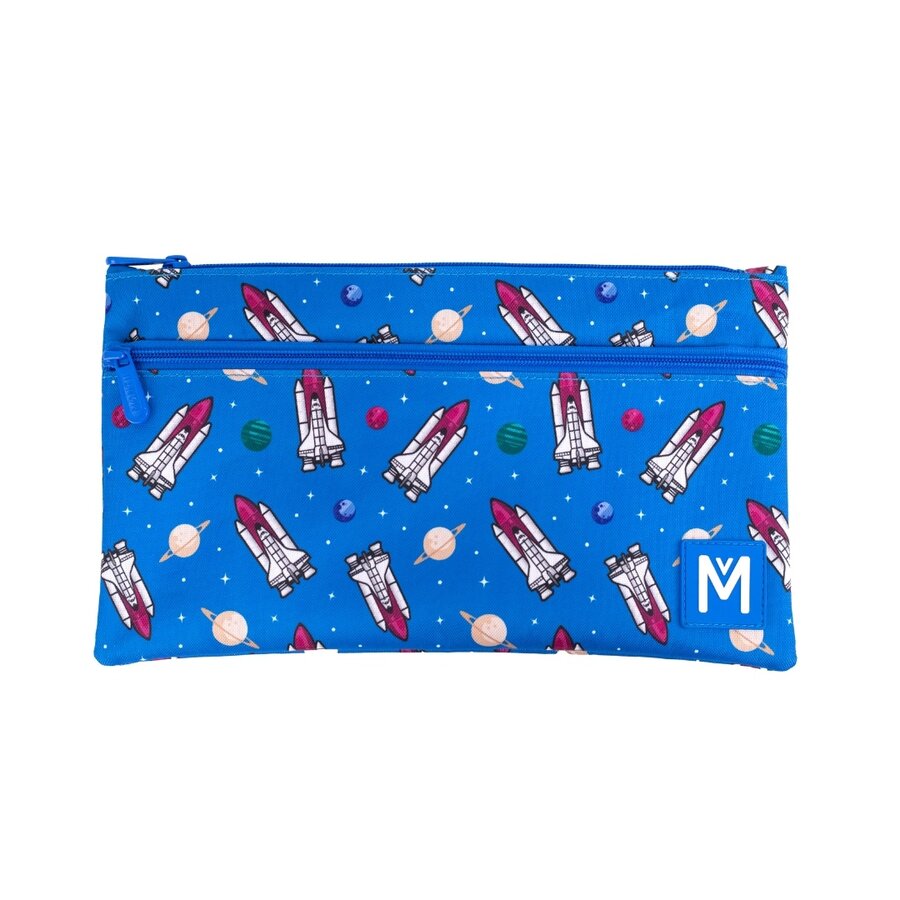 MontiiCo Pencil Case XL - 2 handy compartments - Machine washable