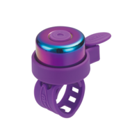 Micro Bell - suitable for all scooters and bikes - easy attachment - Neochrome Purple