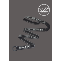 Micro Pull and Carry elastic strap - Machine washable - Black reflective