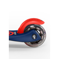 Mini Micro scooter Deluxe LED - 3-wheel children's scooter - Navy Blue/Red