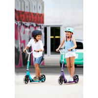 Micro Cruiser LED - 2-wiel vouwstep kind - 200mm wielen - Paars