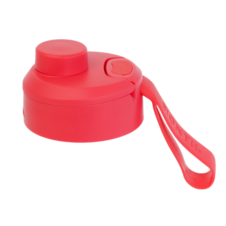 MontiiCo Fusion Screw Top lid - with carry strap - fits 350/475 ml bottles - various colours