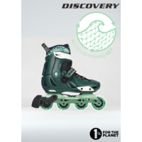 Micro kids skates Discovery ECO - inline skates - adjustable sizing - lightweight - Green