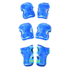 Micro Impact knee, wrist, and elbow protectors for children - blue