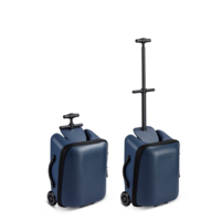 Micro Ride On Luggage Eazy Weekender - trolleykoffer met ingebouwd kinderzitje - Donkerblauw