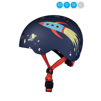 Micro Mini Micro step Deluxe Push LED - 3-wiel kinderstep - 3in1 - Blauw