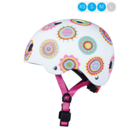 Micro Mini Micro step Deluxe Push LED - 3-wiel kinderstep - 3in1 - Roze