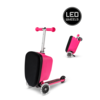 Micro Step Luggage Junior LED Patch & Play Roze