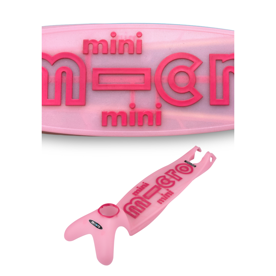 Dek Mini Micro Deluxe Glow plus - Glow in the dark effect - past op iedere Mini Micro Deluxe en Classic