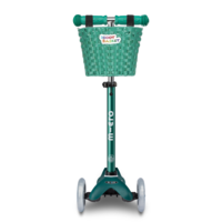 Scoot basket – for scooters and bikes – easy to attach – water-resistant – Green