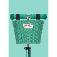 Scoot basket – for scooters and bikes – easy to attach – water-resistant – Green