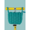 Micro Micro scooter basket ECO - handmade - cotton - Green