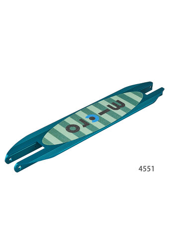 Micro Dek Sprite petrol stripes metallic (4551)