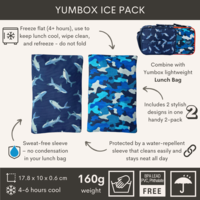 Yumbox Gel Ice Pack Duo - 4/6 uren koud - herbruikbaar - 2 designs